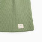 Платье Крошка Я BASIC LINE, рост 62-68 см, зеленый - Фото 4