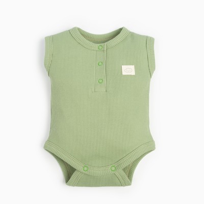Боди Крошка Я BASIC LINE, рост 68-74 см, зелёное