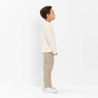 Лонгслив детский KAFTAN "Basic line", р.34 (122-128 см), бежевый 9589186 - фото 14181026