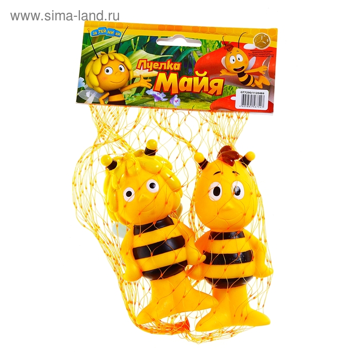 Набор резиновых игрушек "Пчелка Майя и Вилли" - Фото 1