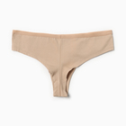 Трусы женские бразилиана, цвет обжаренный миндаль, размер 44 (S) - фото 46446745