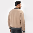 Бомбер мужской, цвет песочный, размер 50 - фото 24670568