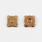 Кнопки магнитные, пришивные, d=10 мм, 10 шт., цвет золотой - Фото 2