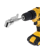 Адаптер угловой для дрели ТУНДРА, удлиненный, для работы в труднодоступных местах - Фото 8