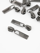 Бегунок автоматический для молнии «Спираль», №5, 10 шт., цвет чёрный никель - Фото 2