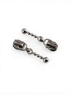 Бегунок для молнии «Спираль», №3, декоративный, 10 шт., цвет чёрный никель - Фото 5