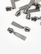 Бегунок для металлической молнии, №5, 10 шт., цвет чёрный никель - Фото 2