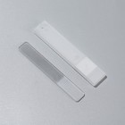 Пилка стеклянная для ногтей, лазерная, 9 см, в пластиковом футляре - Фото 3