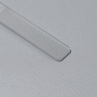 Пилка стеклянная для ногтей, лазерная, 9 см, в пластиковом футляре - фото 9791731