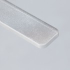 Пилка стеклянная для ногтей, лазерная, 9 см, в пластиковом футляре - фото 9791732