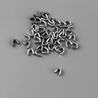 Набор: рулонная молния «Спираль» №3, 10 м, 20 бегунков, 40 верхних ограничителей, 20 нижних ограничителей, белый - Фото 5