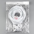 Набор: рулонная молния «Спираль» №5, 10 м, 20 бегунков, 40 верхних ограничителей, 20 нижних ограничителей, белый - Фото 7