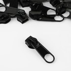 Набор: рулонная молния «Спираль» №5, 10 м, 20 бегунков, 40 верхних ограничителей, 20 нижних ограничителей, чёрный - Фото 4