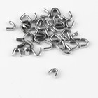 Набор: рулонная молния «Спираль» №5, 10 м, 20 бегунков, 40 верхних ограничителей, 20 нижних ограничителей, чёрный - Фото 5