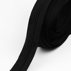 Набор: рулонная молния «Спираль» №5, 10 м, 20 бегунков, 40 верхних ограничителей, 20 нижних ограничителей, чёрный - Фото 6