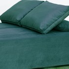 Прямой диван «Бёрн», механизм еврокнижка, велюр, цвет зелёный - Фото 4