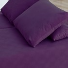 Прямой диван «Бёрн», механизм еврокнижка, велюр, цвет фиолетовый - Фото 5