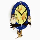 Часы настенные детские "Совушки", с маятником, 35 х 30 см - Фото 2