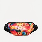 Поясная сумка на молнии, наружный карман, цвет разноцветный - фото 10454315