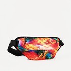 Поясная сумка на молнии, наружный карман, цвет разноцветный - Фото 2
