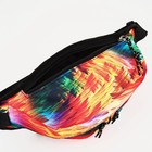 Поясная сумка на молнии, наружный карман, цвет разноцветный - Фото 5