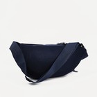 Поясная сумка на молнии, 2 наружных кармана, цвет тёмно-синий - Фото 3