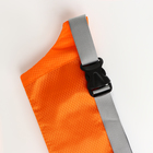 Поясная сумка на молнии, 2 наружных кармана, цвет оранжевый - фото 10833596