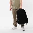 Рюкзак мужской, Marat, 3 отдела на молниях, 3 наружных кармана, цвет чёрный - фото 25397241