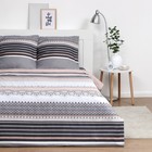 Постельное бельё Экономь и Я евро "Рапсодия" 200х215 см, 200х215 см,70х70 см-2 шт, полисатин, 80 г/м² - фото 24997421