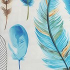 Постельное бельё Экономь и Я 1,5 сп "Перья" 147х215 см, 150х215 см, 70х70 см-2 шт, полисатин, 80г/м² - фото 47284179