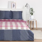 Постельное бельё Экономь и Я 1,5 сп "Классика" 147х215 см, 150х215см, 70х70 см-2 шт, полисатин, 80г/м² - Фото 3