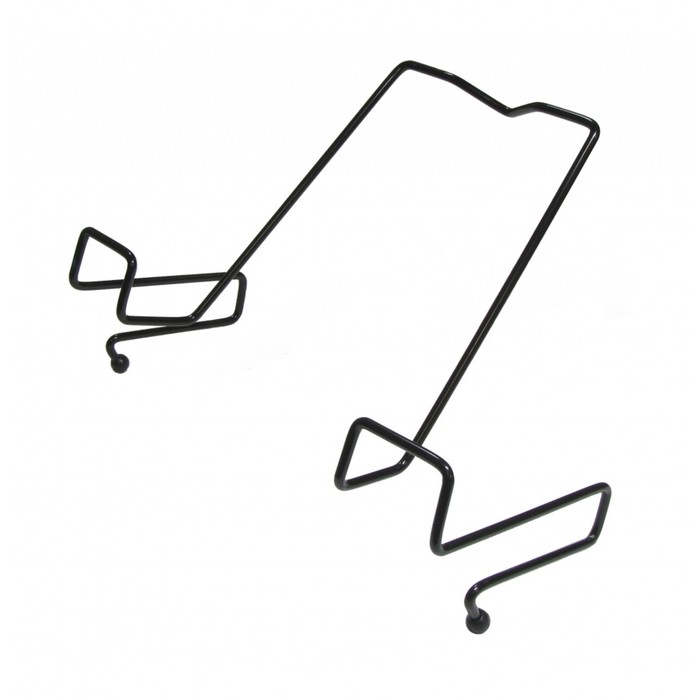 Подставка для книг, металлическая, для парт толщиной до 20 мм, чёрная - Фото 1