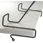 Подставка для книг, металлическая, для парт толщиной до 20 мм, чёрная - Фото 4