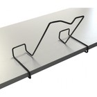 Подставка для книг, металлическая, для парт толщиной до 20 мм, чёрная - Фото 5