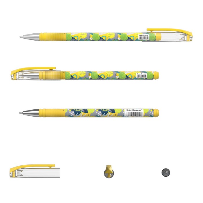 Ручка шариковая ErichKrause ColorTouch Lime, узел 0,7мм, цвет чернил синий