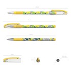 Ручка шариковая ErichKrause ColorTouch Lime, узел 0,7мм, цвет чернил синий - Фото 4