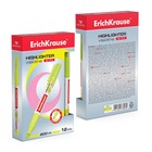 Маркер-текстовыделитель, ErichKrause Visioline V-11, узел 0.6-6.0 мм, жёлтый (комплект 4 шт) - фото 25374310