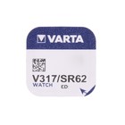 Батарейка Varta Silver Oxide, 317 (SR516SW) - 1BL, 1.55 В, блистер, 1 шт. - фото 51327476 Батарейка Varta Silver Oxide, 317 (SR516SW) - 1BL, 1.55 В, блистер, 1 шт. - фото 51327476