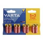 Батарейка алкалиновая Varta LongLife Max Power, AA, LR6-8BL, 1.5В, блистер, 8 шт. 9596681 - фото 13202178 Батарейка алкалиновая Varta LongLife Max Power, AA, LR6-8BL, 1.5В, блистер, 8 шт. 9596681 - фото 13202178