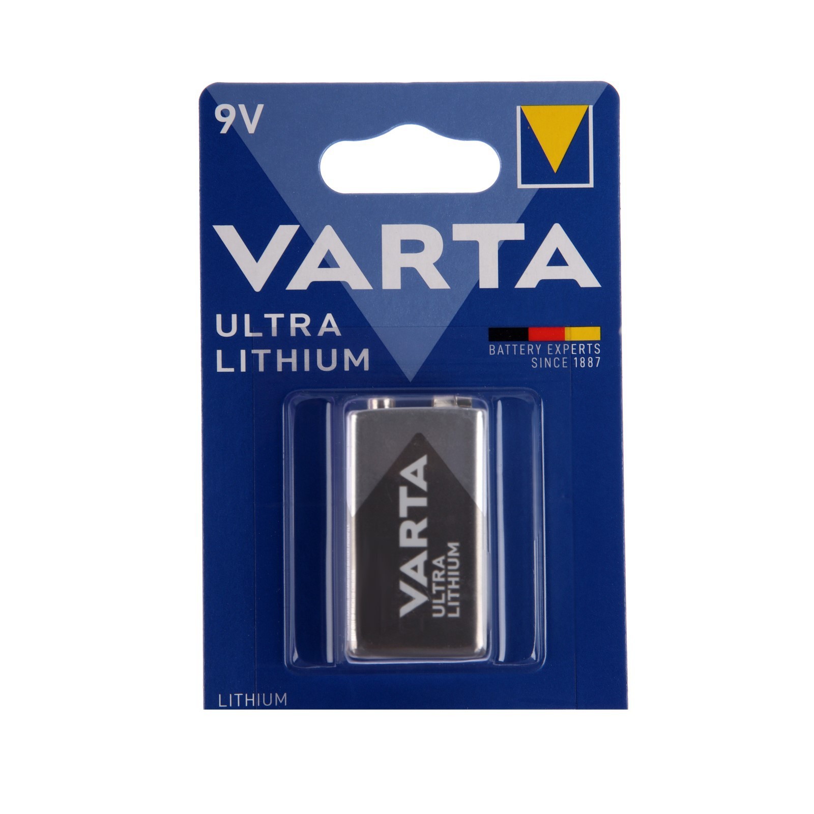 Батарейка литиевая Varta Ultra, 6FR22-1BL, 9В, крона, блистер, 1 шт ...