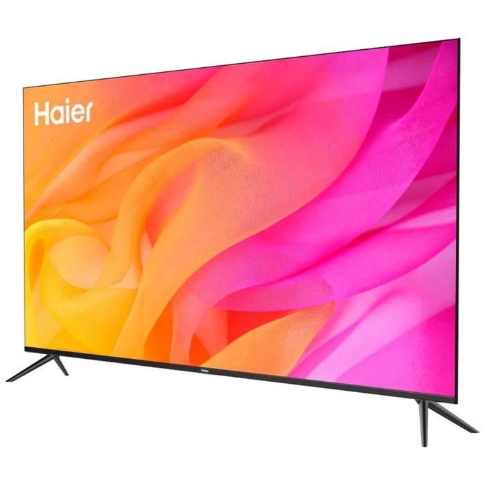 Телевизор Haier SMART TV S1, 65", 3840x2160, DVB-T/T2/C/S2, HDMI 3, USB 2, Smart TV, чёрный - фото 51327524