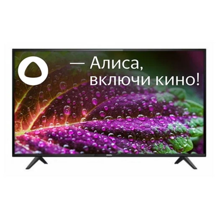 Телевизор Doffler 50KUS65, 50", 3840x2160, DVB-T/T2/C/S2, HDMI 3, USB 2, Smart TV, чёрный - Фото 1