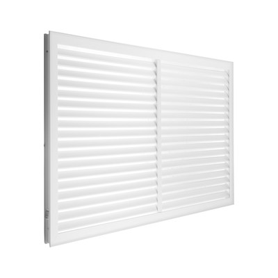 Решетка радиаторная ERA П60120Р, 600×1200 мм, ПВХ, белая