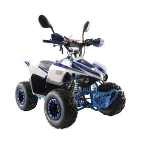 Квадроцикл бензиновый MOTAX MIKRO 110 NEW, бело-синий Ош