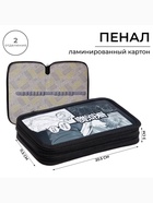 Пенал 2 секции, 125 х 205 х 40 мм, Calligrata 30П26/2 "Аниме принт", ламинированный картон 9308188 - фото 4573111