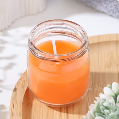 Ароматическая свеча в банке «Сочный апельсин»