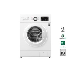 Стиральная машина LG F2J3HS0W, класс А, 1200 об/мин, до 7 кг, функция пара, белая