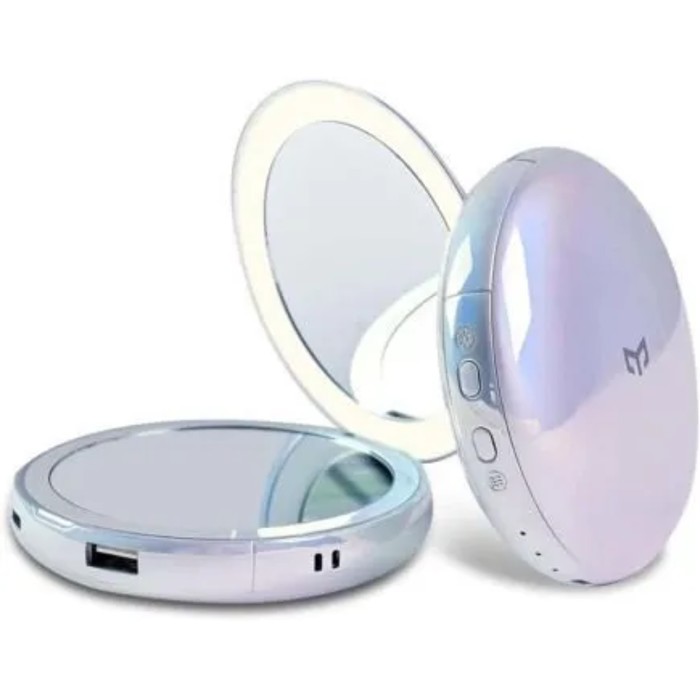 Зеркало для макияжа Yeelight Handheld Portable makeup mirror C20 YLODJ-0029, подсветка - Фото 1