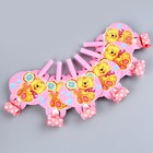 Набор бумажной посуды «Мишутка»: 6 тарелок, 6 стаканов, 6 язычков - фото 24385505