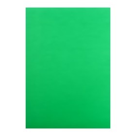 Картон цветной А3, мелованный, 215 г/м2, зелёный /Финляндия/, цена за 1 лист
